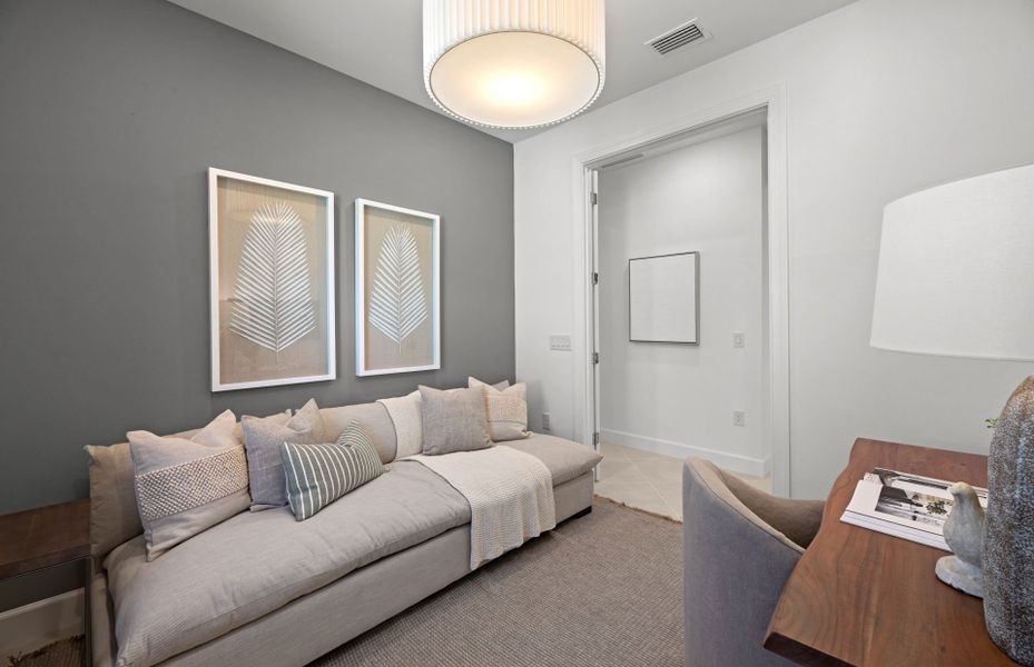 Flex space or optional den, perfect for a home office