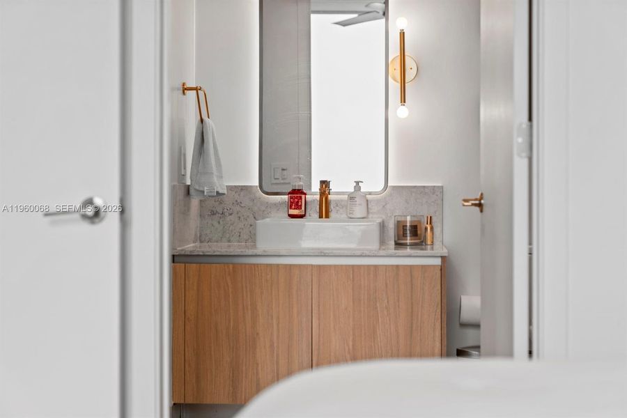 Close-up of interior finishes inside a home in , Miami (Image 19).