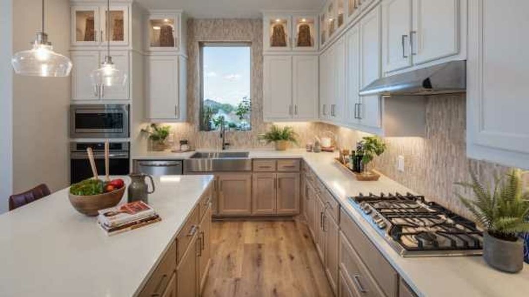 Furnished interior in a model home at Cross Creek Ranch: the City Series Collection in Fulshear (Image 39).