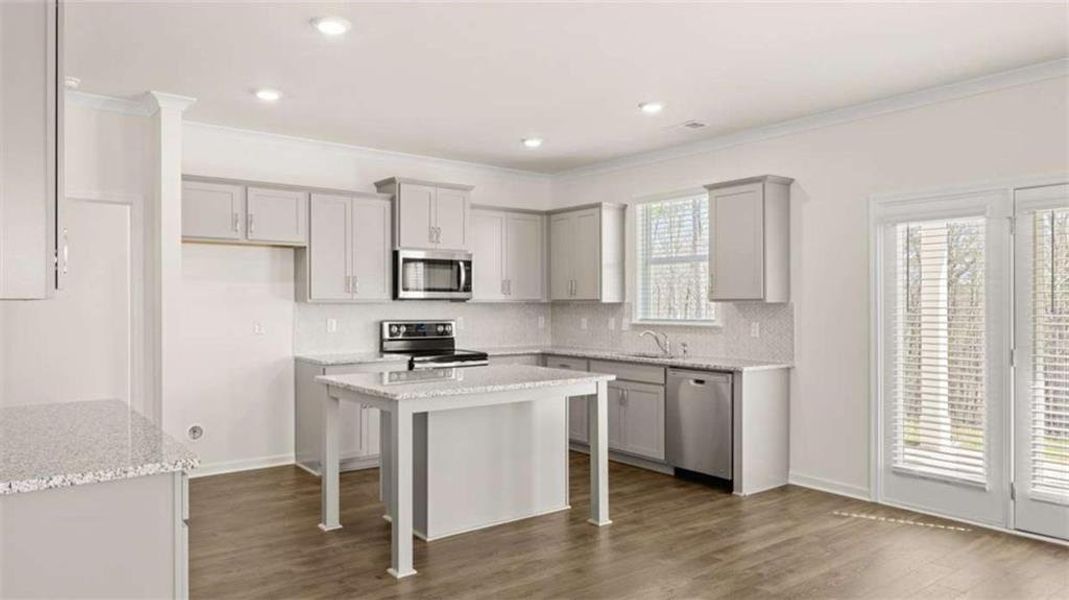 Furnished interior view inside a new home in , Dacula (Image 12).
