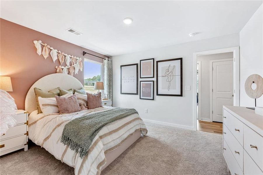 Furnished interior view inside a new home in Oak Grove Glen, Snellville (Image 19).