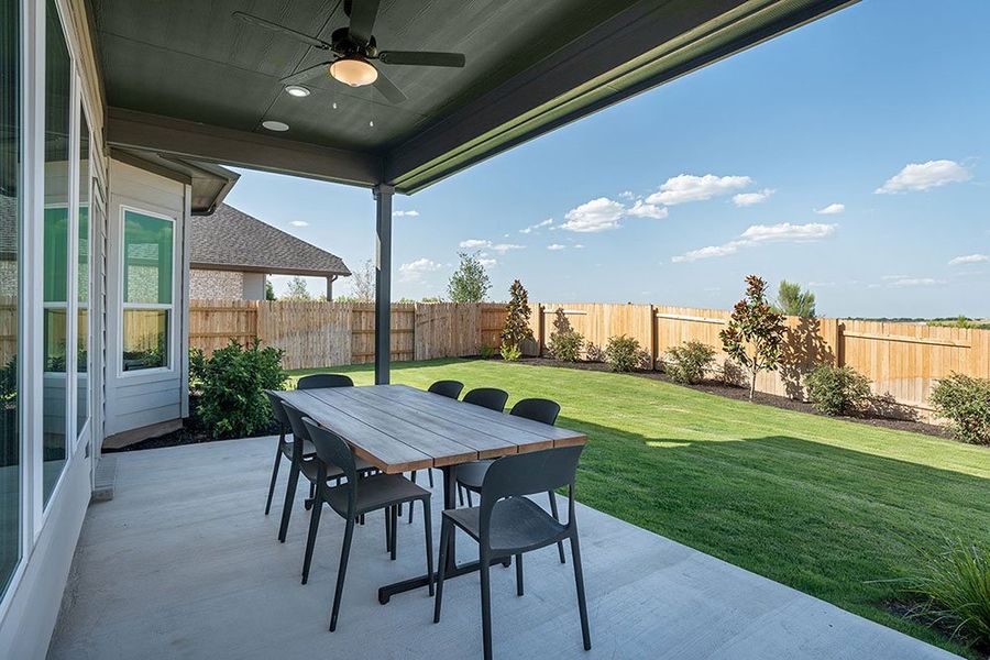 Representative furnished interior of a home built from the Jasmine by Taylor Morrison in Turner's Crossing 45s, Buda (Image 8).