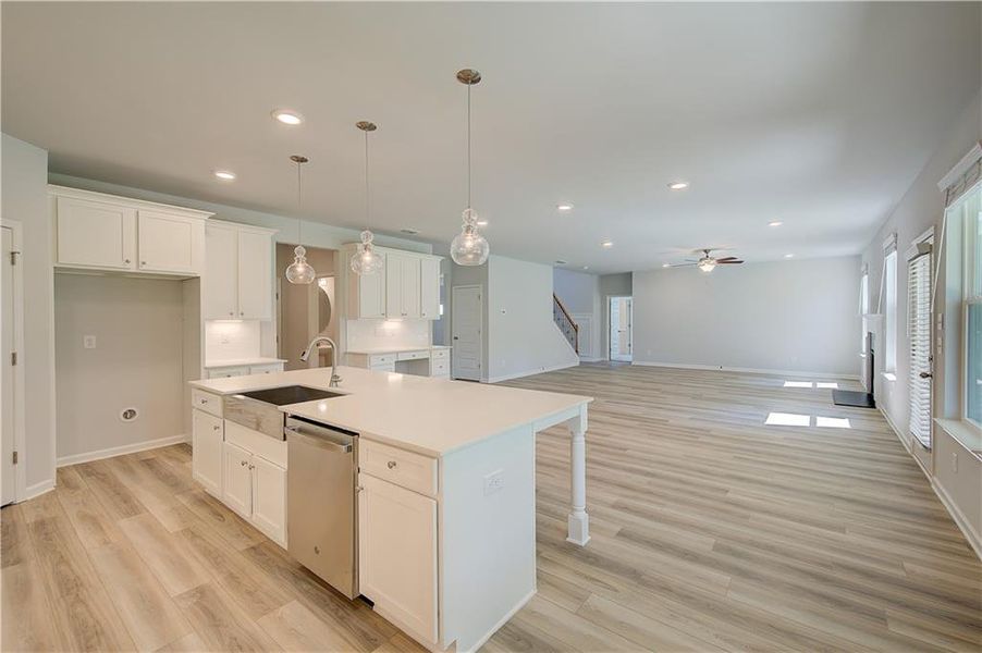 Furnished interior view inside a new home in Grandview at Millers Mill, Stockbridge (Image 10).