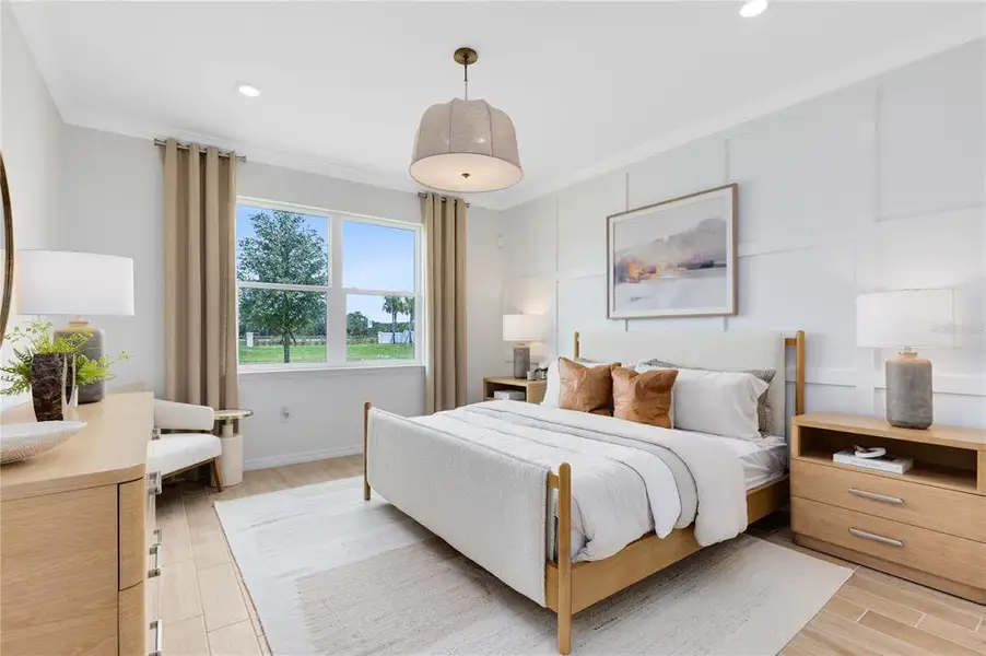 Furnished interior view inside a new home in Sunrise Estates, West Melbourne (Image 11).