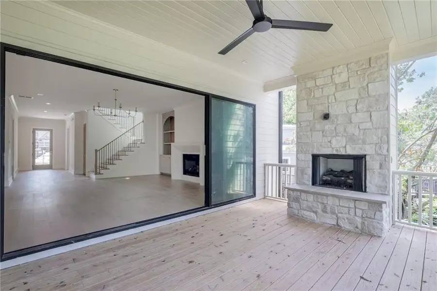 Exterior details and patio area of a home in , Atlanta (Image 4).