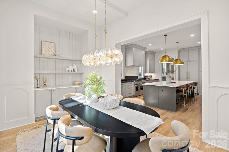 Furnished interior view inside a new home in , Charlotte (Image 14).