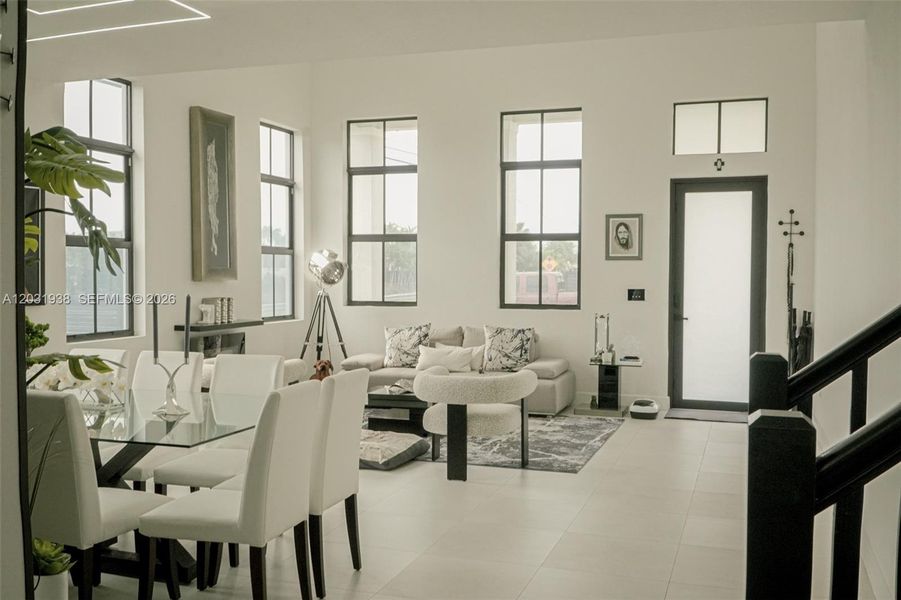 Furnished interior view inside a new home in , Miami (Image 13). Furnished interior view inside a new home in , Miami (Image 13).