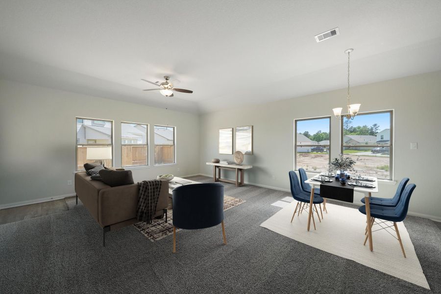 Garner Floorplan -  Family/Dining