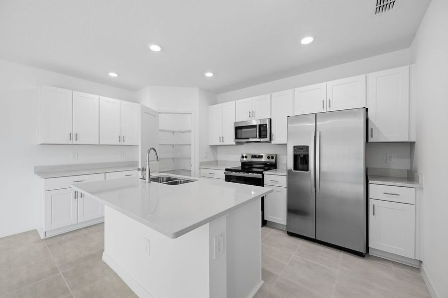 Furnished interior view inside a new home in Palm Wind, Hudson (Image 7).