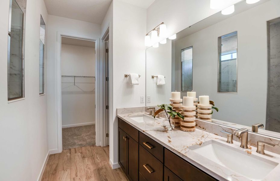 Representative furnished interior of a home built from the Merlot by Pulte Homes in Riverwood, Zephyrhills (Image 10). Representative furnished interior of a home built from the Merlot by Pulte Homes in Riverwood, Zephyrhills (Image 10).