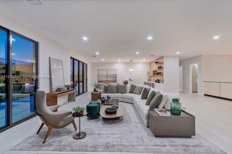 Furnished interior view inside a new home in , Parkland (Image 36).