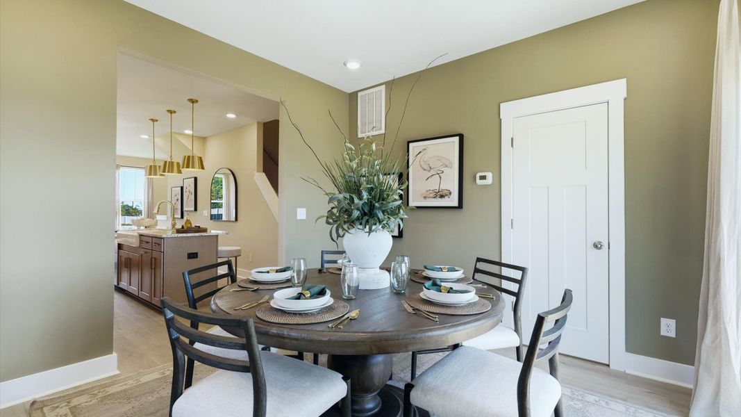 Furnished interior view inside a new home in Traynham Place, Greenville (Image 38).