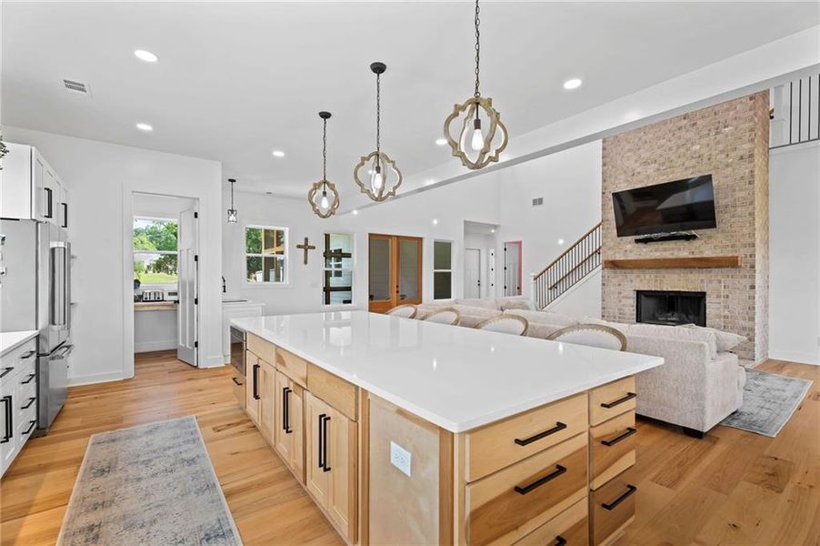 Furnished interior view inside a new home in , Cumming (Image 28).