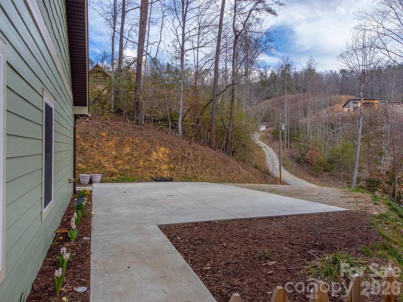 Exterior details and patio area of a home in , Bryson City (Image 35). Exterior details and patio area of a home in , Bryson City (Image 35).