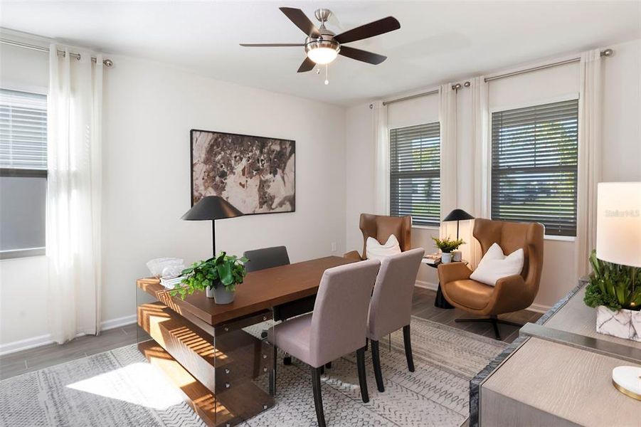 Furnished interior view inside a new home in , Clermont (Image 20).