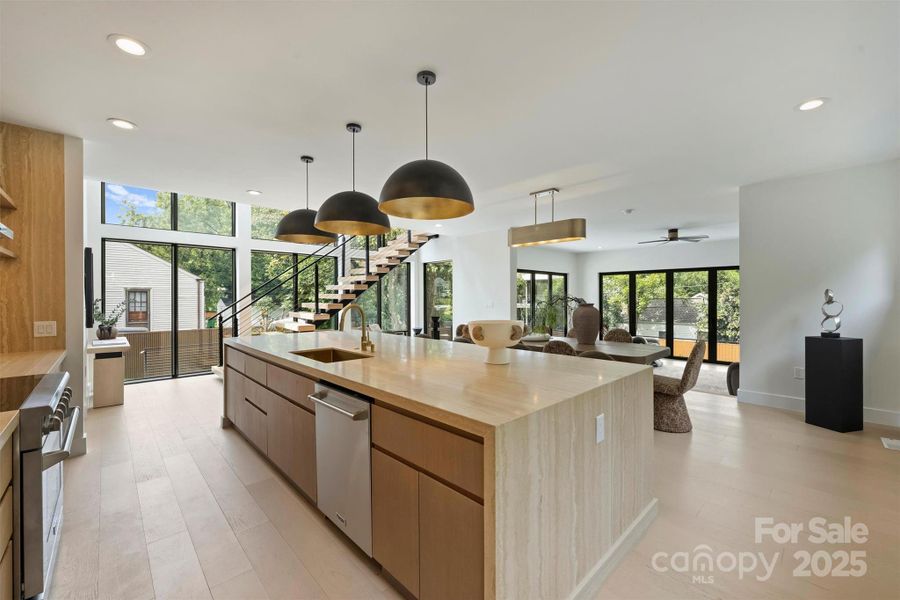 Furnished interior view inside a new home in , Charlotte (Image 33).