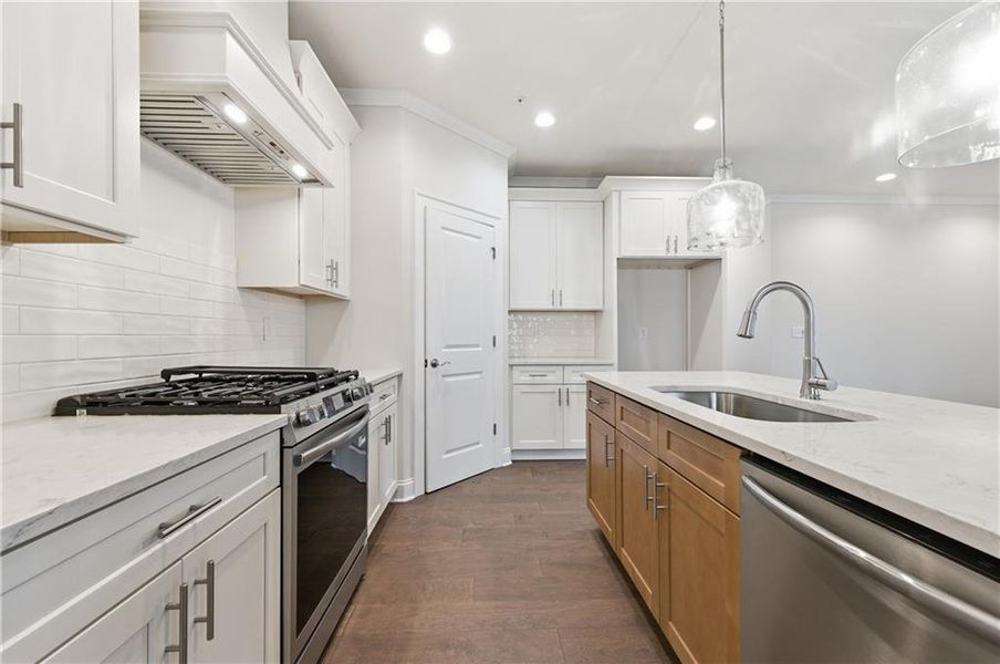 Furnished interior view inside a new home in , Marietta (Image 5).