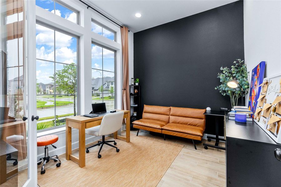 Furnished interior view inside a new home in Marvida, Cypress (Image 10).
