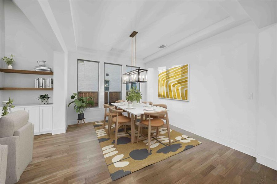 Furnished interior view inside a new home in Light Farms Graham/Reagan, Celina (Image 7).