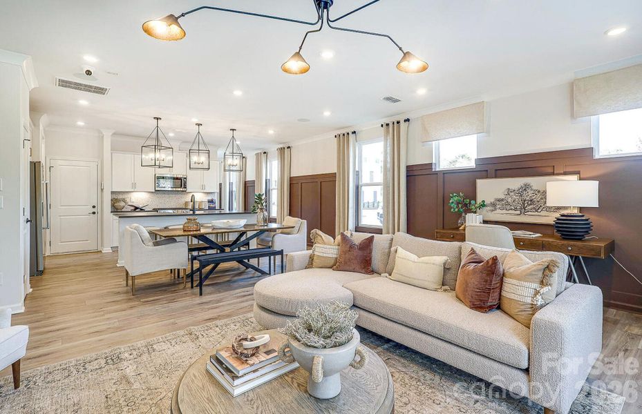 Furnished interior view inside a new home in Galloway Towns, Charlotte (Image 11).