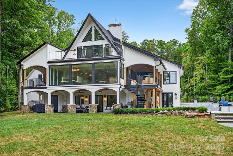 Front exterior of a new home in , Denver, NC, highlighting curb appeal (Image 21).