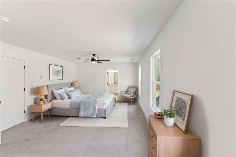 Furnished interior view inside a new home in , Decatur (Image 3). Furnished interior view inside a new home in , Decatur (Image 3).