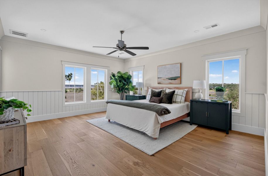 Furnished interior view inside a new home in , Johns Island (Image 52).