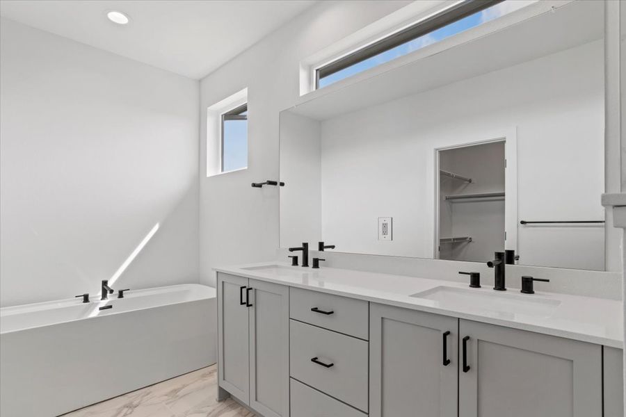 Furnished interior view inside a new home in West Grange, Longmont (Image 13).