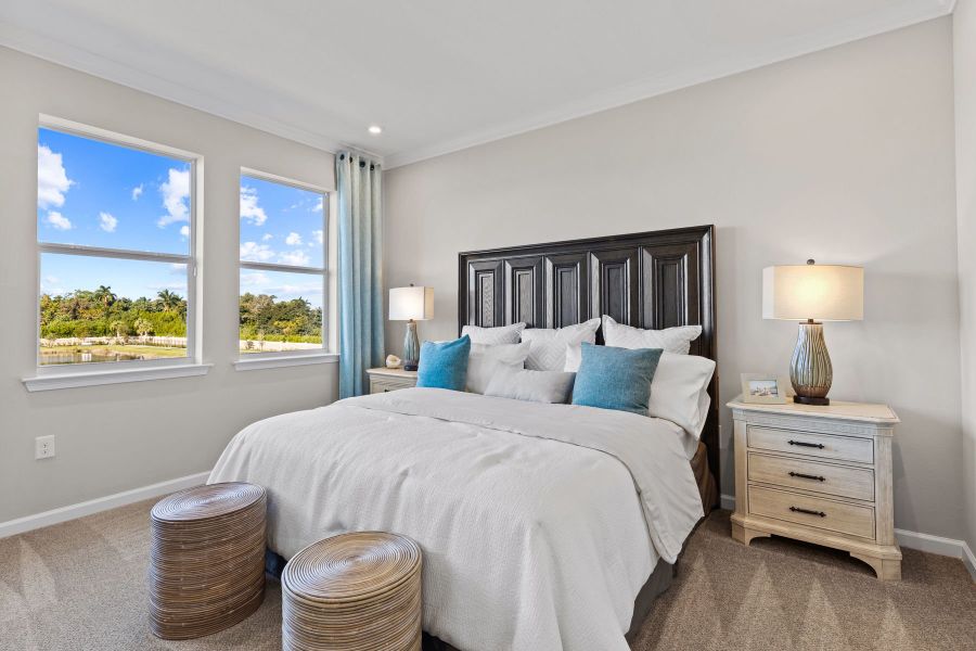 Furnished interior view inside a new home in Arboretum, Naples (Image 12).
