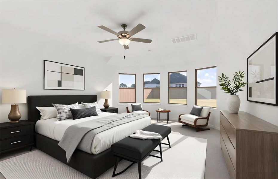Furnished interior view inside a new home in Saddleback at Santa Rita Ranch, Liberty Hill (Image 14).