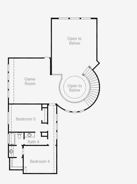 2D floor plan layout of this home in Valencia 70', Manvel, TX (Image 2). 2D floor plan layout of this home in Valencia 70', Manvel, TX (Image 2).