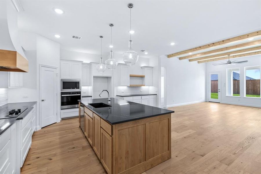 Furnished interior view inside a new home in University Park at Northpointe, Denton (Image 13).