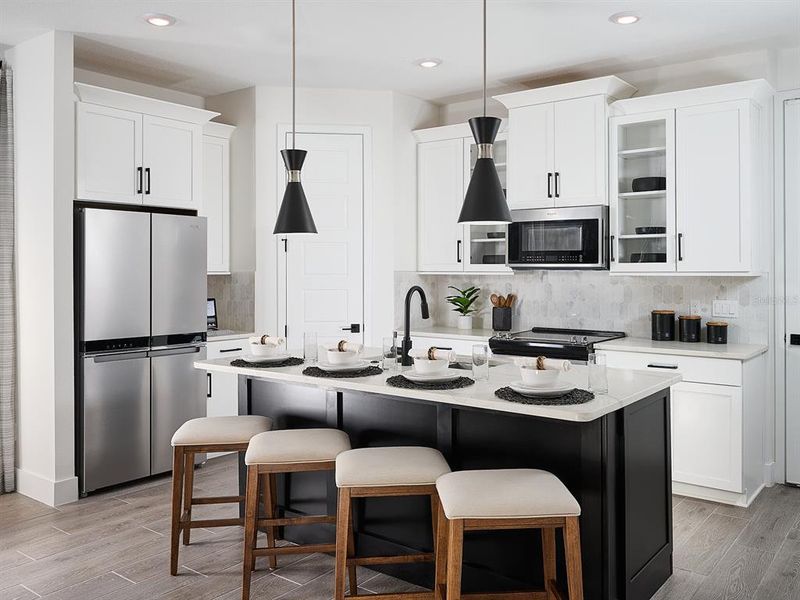 Furnished interior view inside a new home in Silverleaf Reserve Bungalows, Winter Garden (Image 5). Furnished interior view inside a new home in Silverleaf Reserve Bungalows, Winter Garden (Image 5).