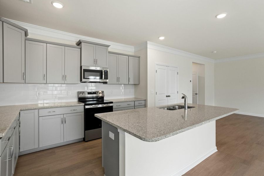 Furnished interior view inside a new home in Bellevue, Greenville (Image 7). Furnished interior view inside a new home in Bellevue, Greenville (Image 7).