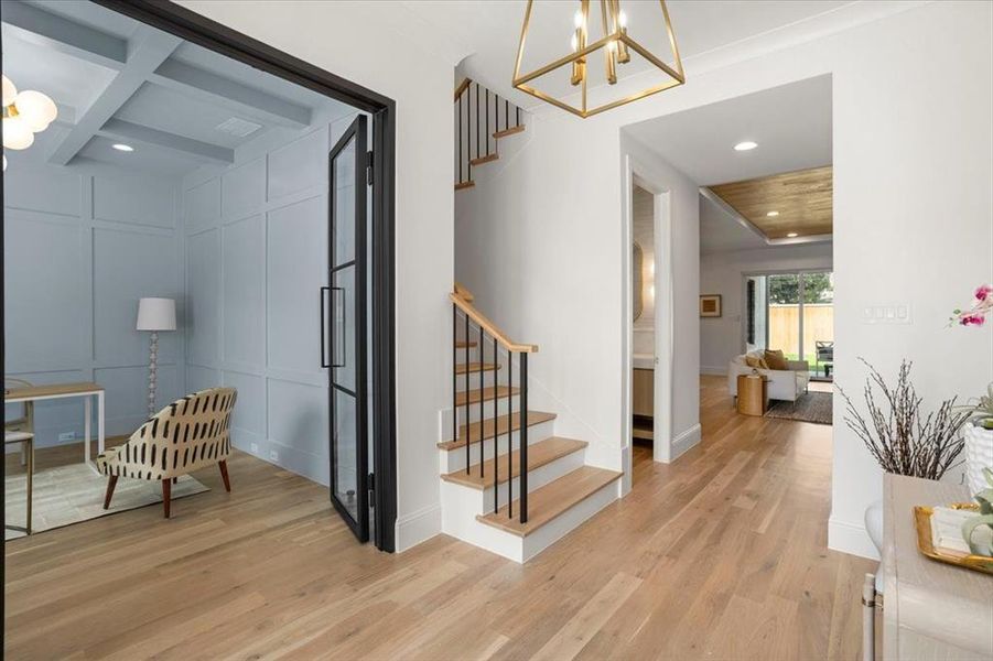 Furnished interior view inside a new home in , Dallas (Image 16).