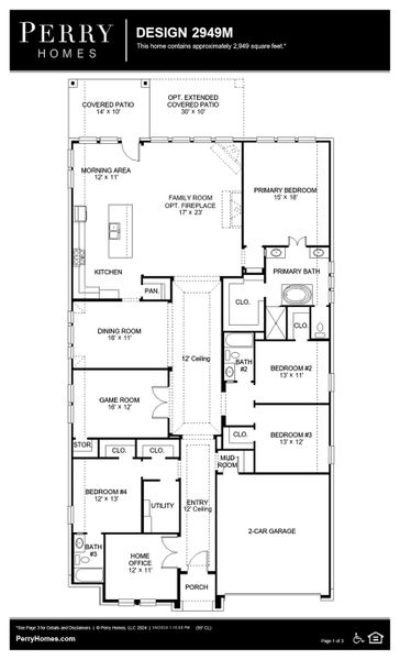 Floor Plan for 2949M