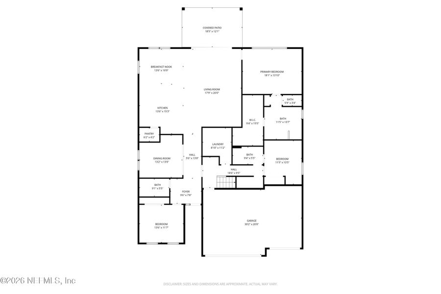 2D floor plan layout of this home in , St. Augustine, FL (Image 5). 2D floor plan layout of this home in , St. Augustine, FL (Image 5).