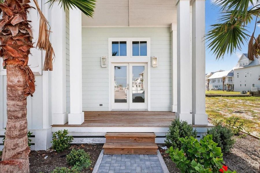 Exterior details and patio area of a home in , Port Aransas (Image 29). Exterior details and patio area of a home in , Port Aransas (Image 29).