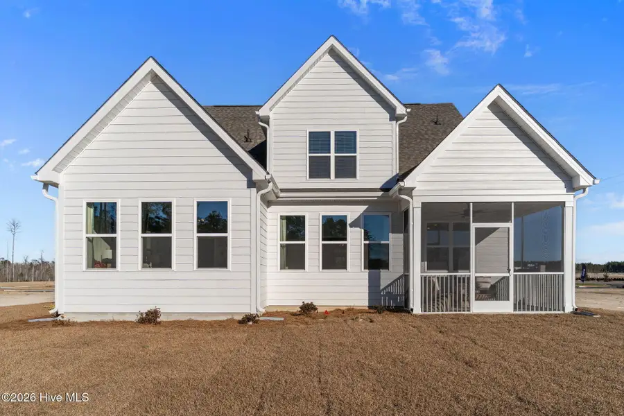 Exterior details and patio area of a home in Terrapin, Leland (Image 4).