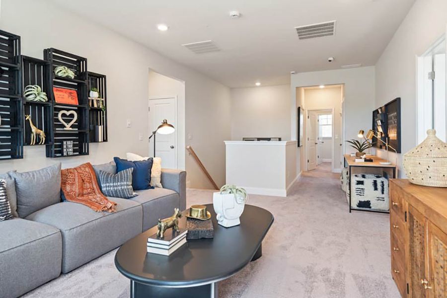 Furnished interior view inside a new home in Nichols Farm, Dacula (Image 28).