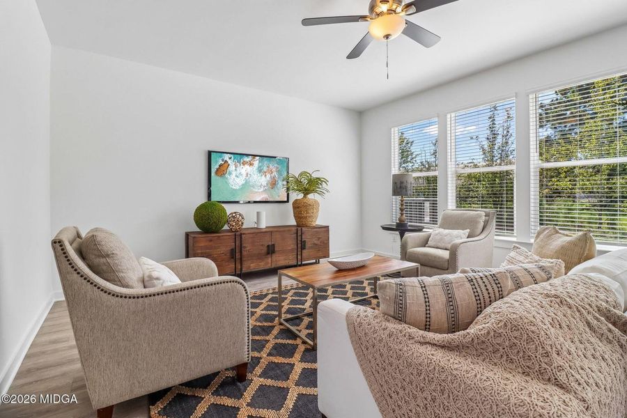 Furnished interior view inside a new home in Robins Estates, Warner Robins (Image 6).