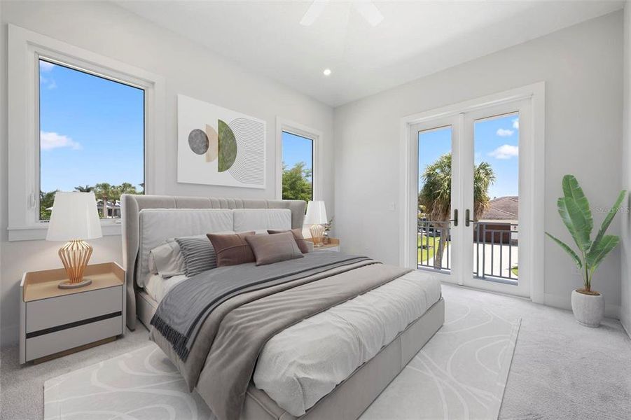 Furnished interior view inside a new home in , Sarasota (Image 48).