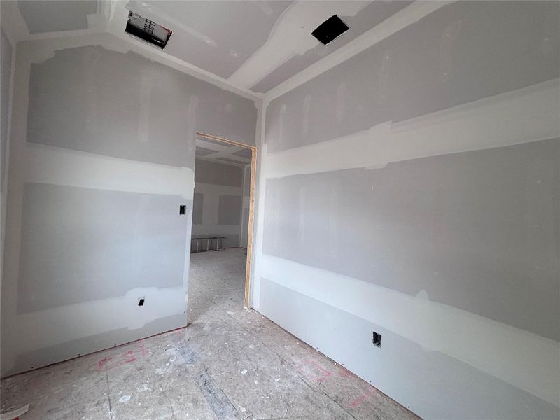 In-progress construction of a new home in The Colony 45s, Bastrop, TX (Image 9).