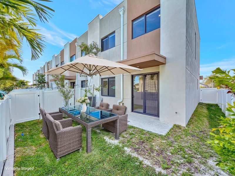 Exterior details and patio area of a home in , Oakland Park (Image 25). Exterior details and patio area of a home in , Oakland Park (Image 25).