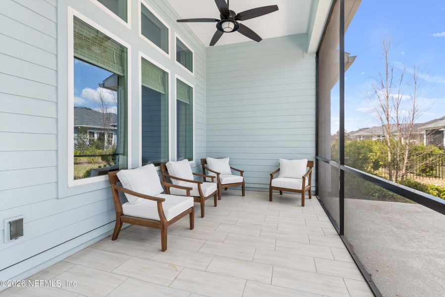 Exterior details and patio area of a home in , Jacksonville (Image 28).