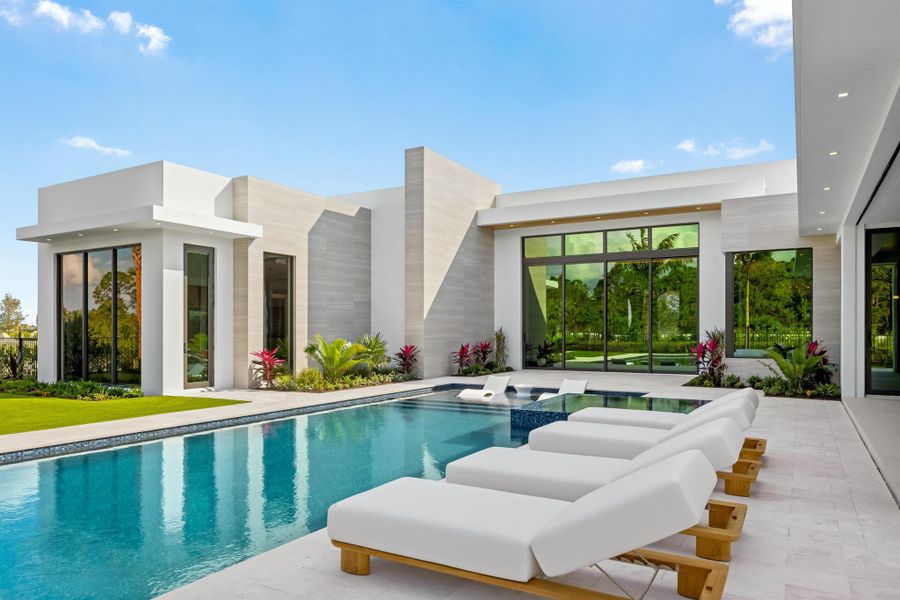 Exterior details and patio area of a home in , Palm Beach Gardens (Image 28). Exterior details and patio area of a home in , Palm Beach Gardens (Image 28).
