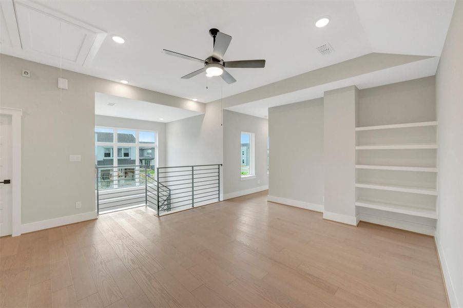Spacious, unfurnished interior of a new home in Easthaven at Bridgeland Central - Horizon Collection, Cypress (Image 17).