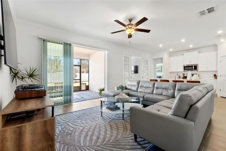 Furnished interior view inside a new home in Southshore Bay Active Adult, Wimauma (Image 9).