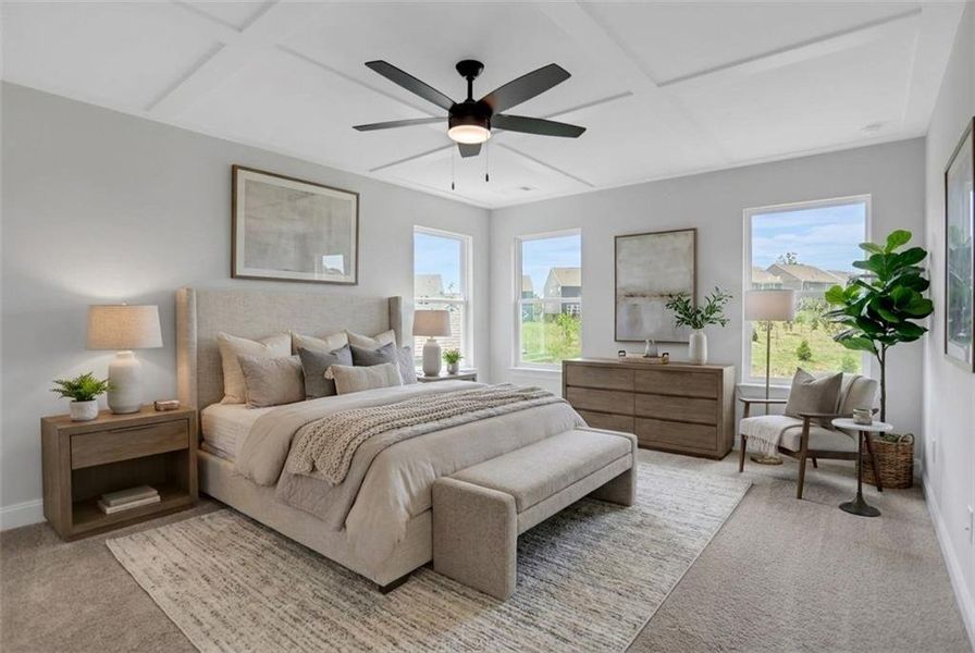 Furnished interior view inside a new home in Twin Lakes, Hoschton (Image 7).