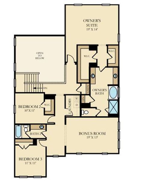 2D floor plan layout of this home in Limehouse Farms: Arbor Collection, Summerville, SC (Image 2). 2D floor plan layout of this home in Limehouse Farms: Arbor Collection, Summerville, SC (Image 2).